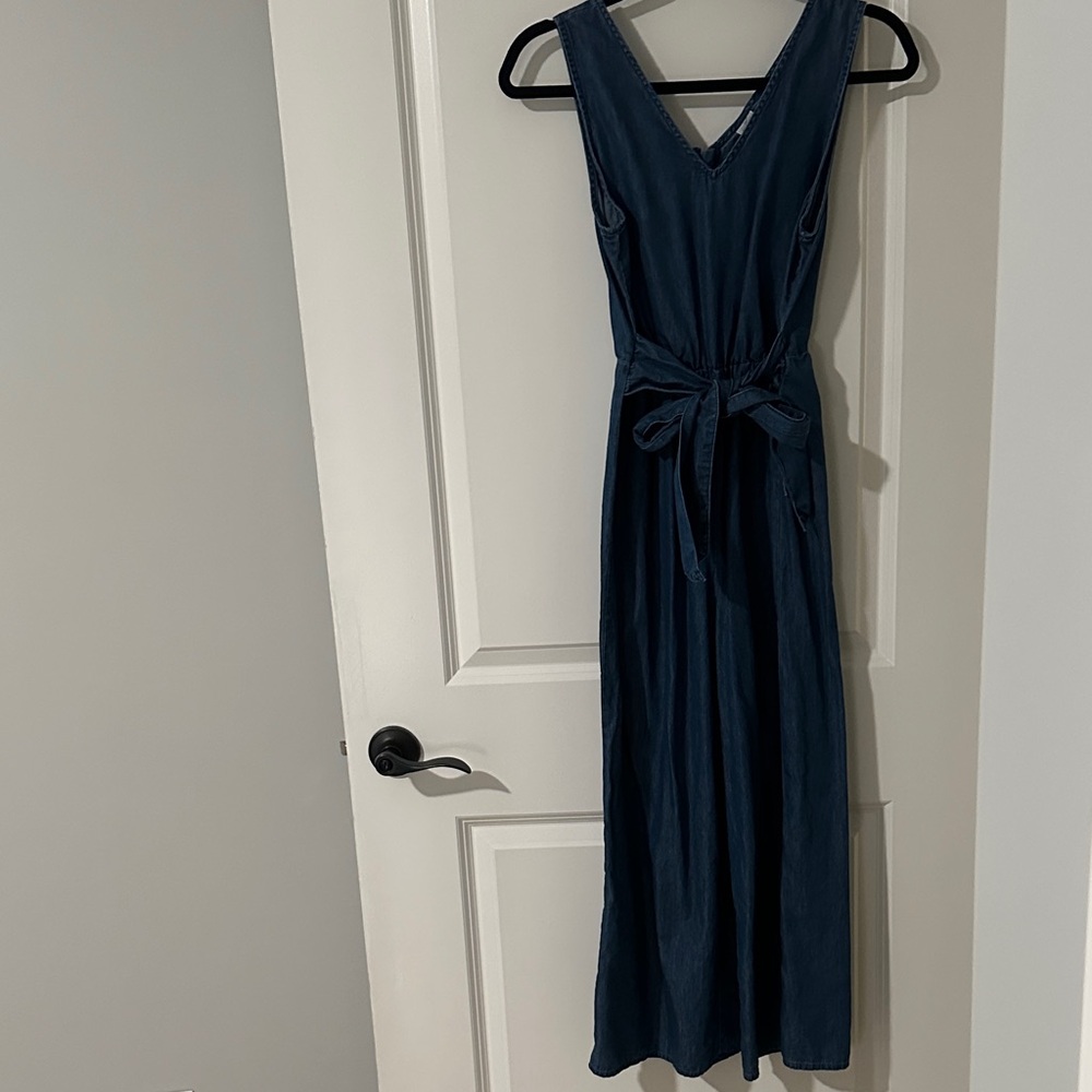 Elegant Sleeveless Blue Jumpsuit